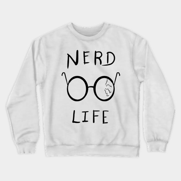 Nerd Life Crewneck Sweatshirt by Joker & Angel